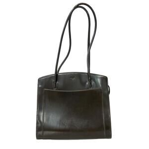 Celine Tote Bag BLACK Multi Pocket Vertical Style